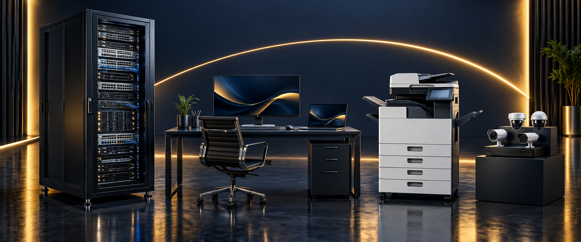 Business technology, printing, networking and security equipment